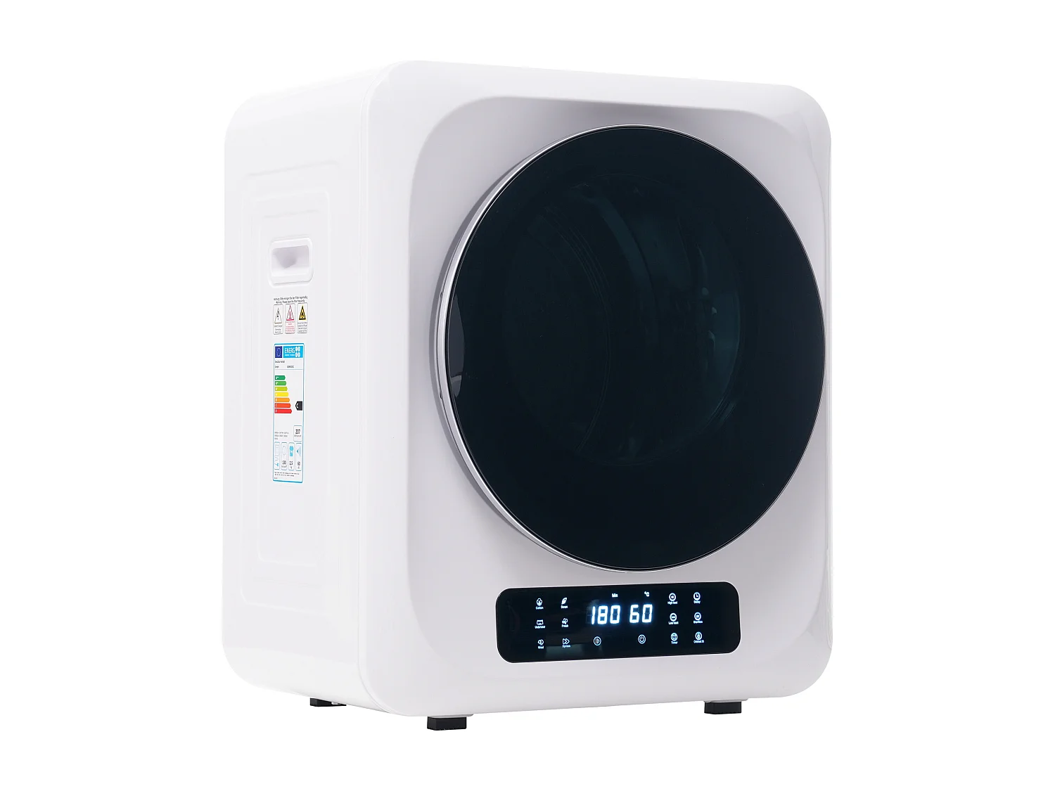 Sèche linge mural, 6 programmes, stérilisation UV, protection contre la surchauffe, plastique blanc