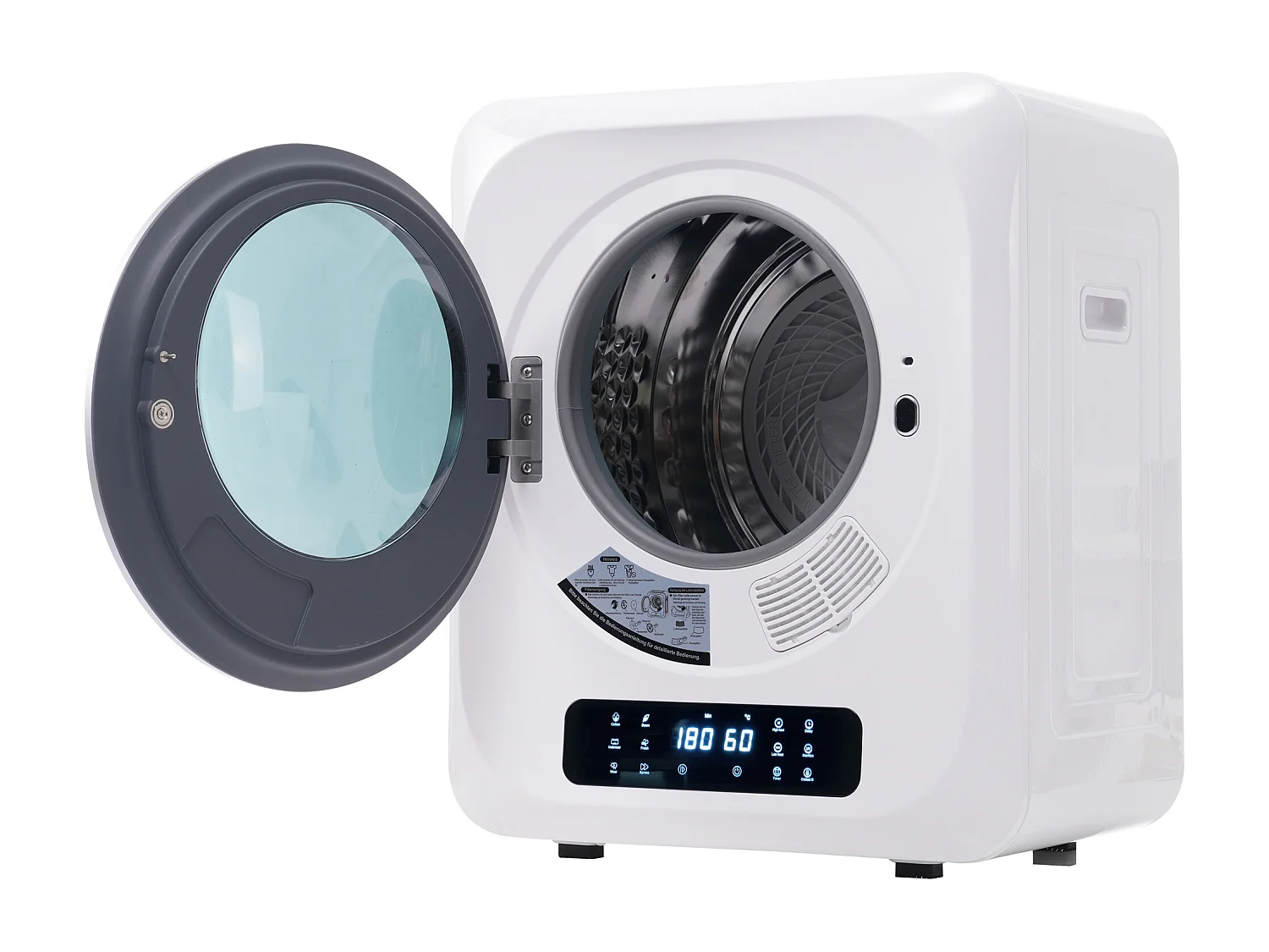 Sèche linge mural, 6 programmes, stérilisation UV, protection contre la surchauffe, plastique blanc