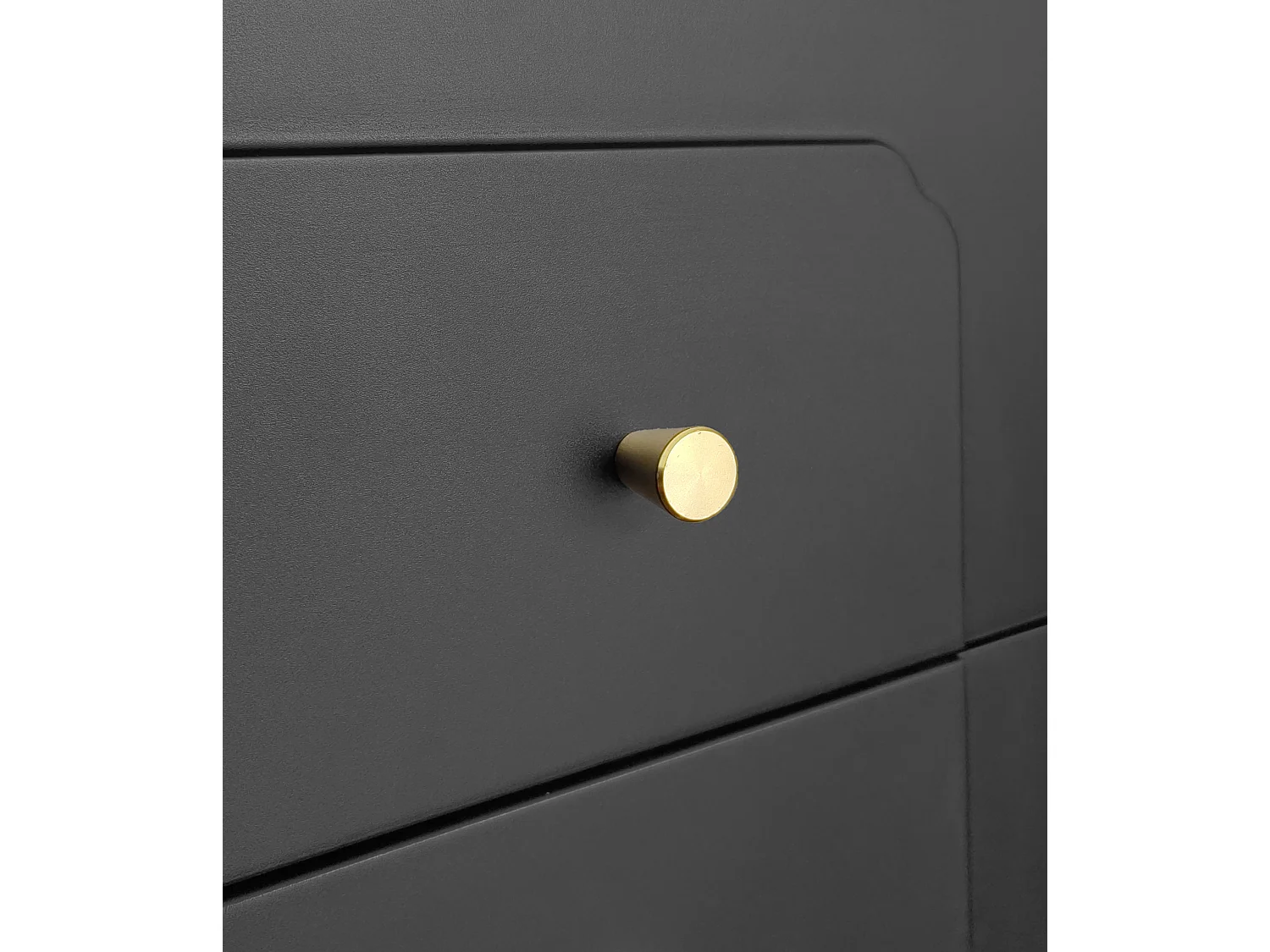 Meuble TV 175x38x55.5 cm, portes en verre trempé strié, tiroirs push to open, pieds en métal, panneaux de particules noir