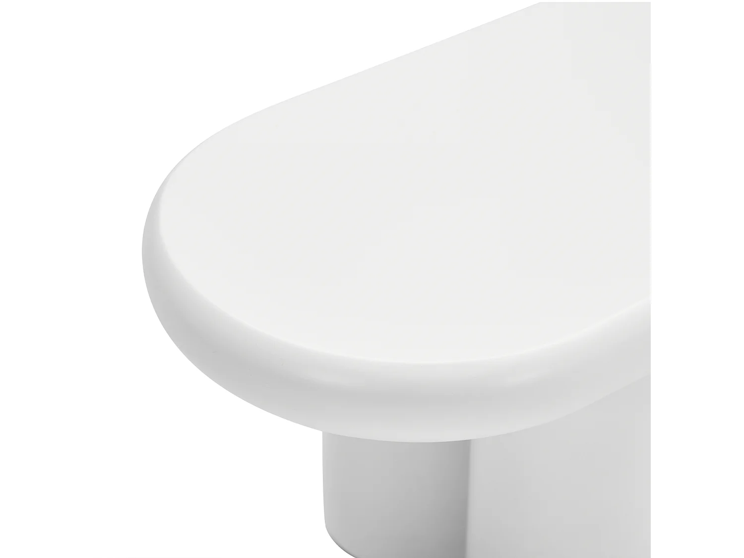 Meuble TV 160x40x40cm moderne minimaliste 4 pieds blanc pour salon