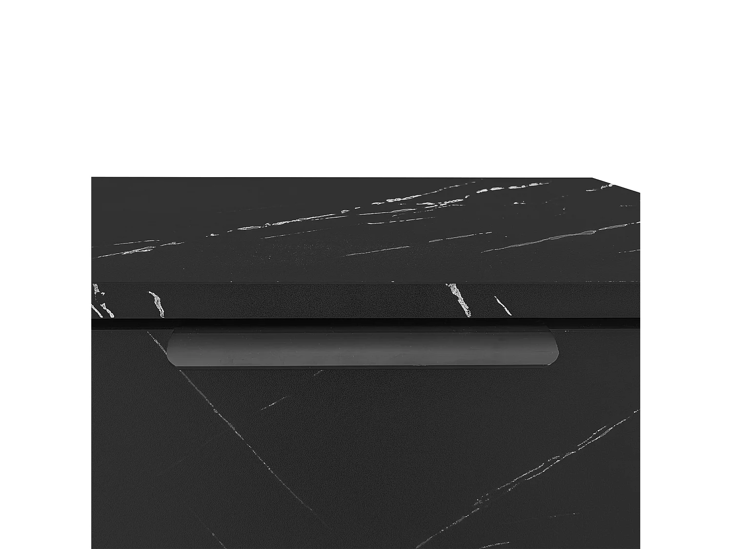 TV-meubel 200x38x50 cm met twee lades en planken Zwart MDF-materiaal en natuurlijke kleuren voor de woonkamer