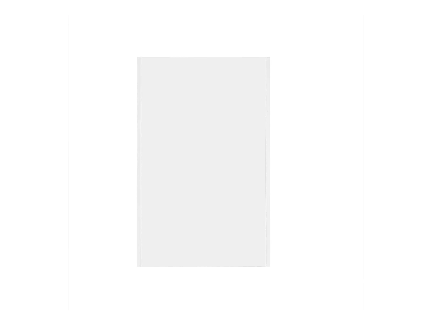 Salontafel 80x50x36cm met LED lichtstrip drie open compartimenten en vier verborgen laden brengen Materiaal Spaanplaat en Wit