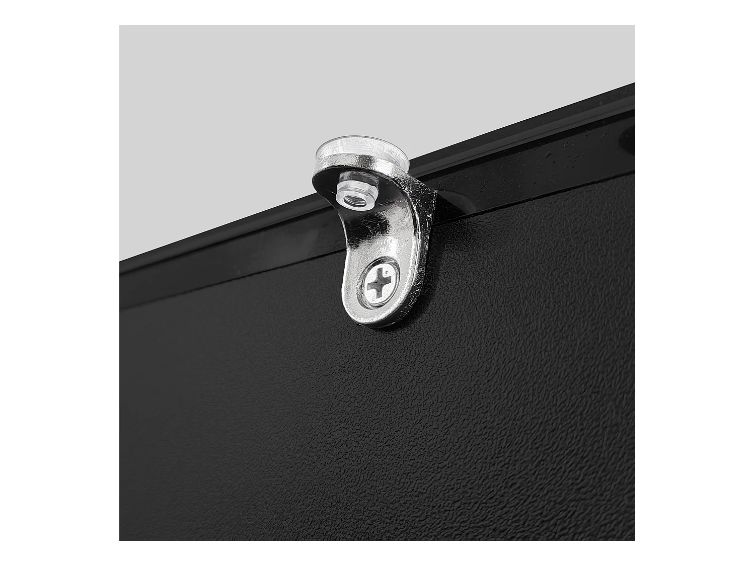 Table basse LED acrylique rangement intégré commande noir pour salon bureau