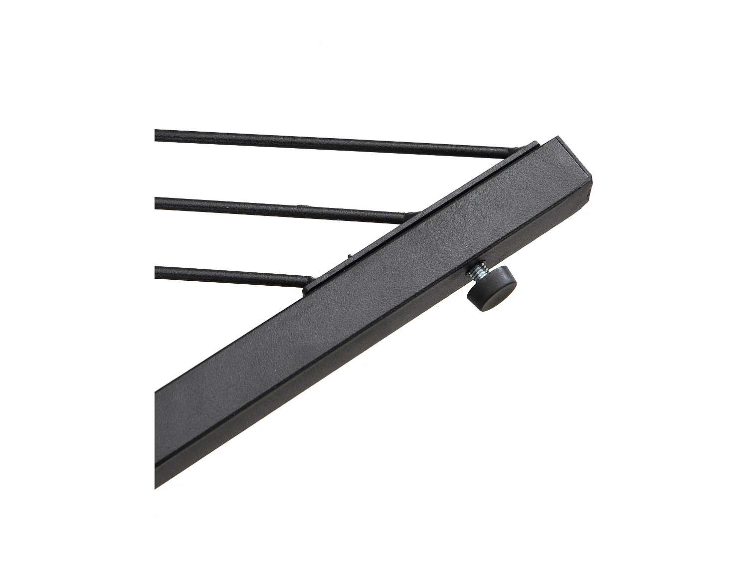 Lot de 2 tables basses 60x60x45cm+45x45x40cm effet marbre brillant pieds réglables Noir + Blanc