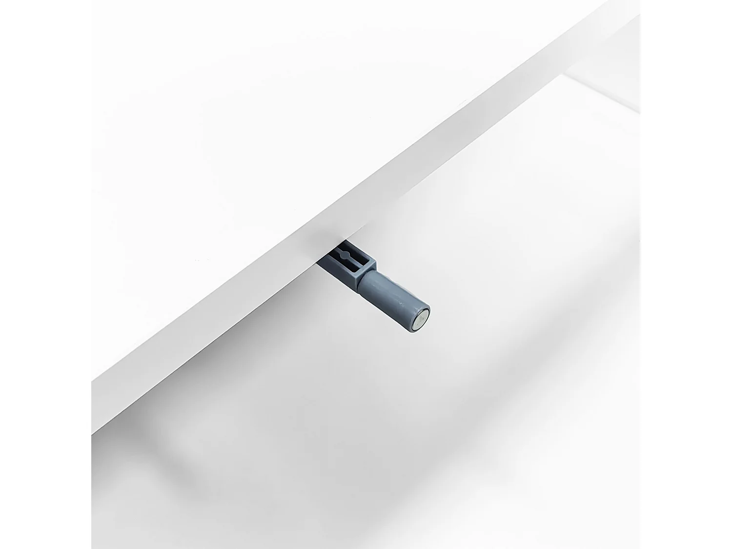 Salontafel 115x55x34 cm 2 lades wit LED verlichting moderne woonkamer