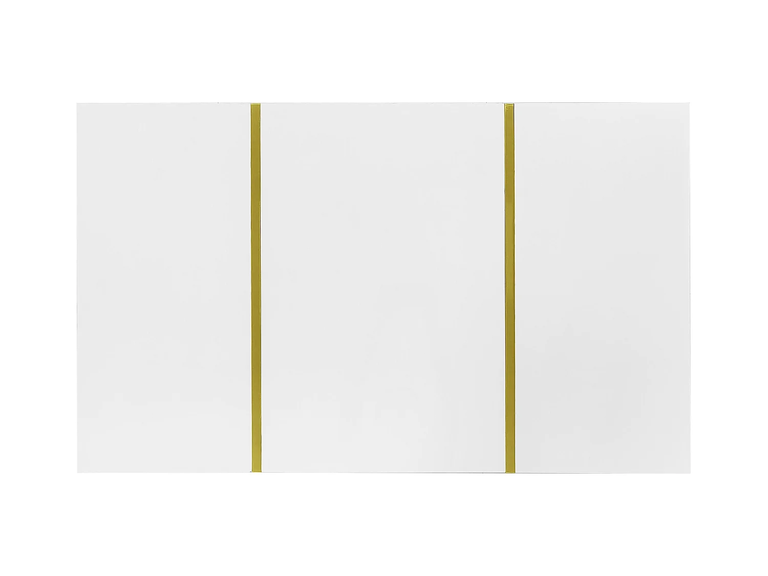 Salontafel 100x60x41,5 cm met twee lades MDF-materiaal in wit voor woonkamer