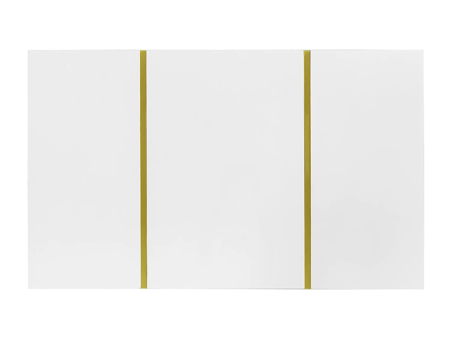 Table basse 100x60x41.5 cm avec deux tiroirs Matériau MDF en blanc pour salon