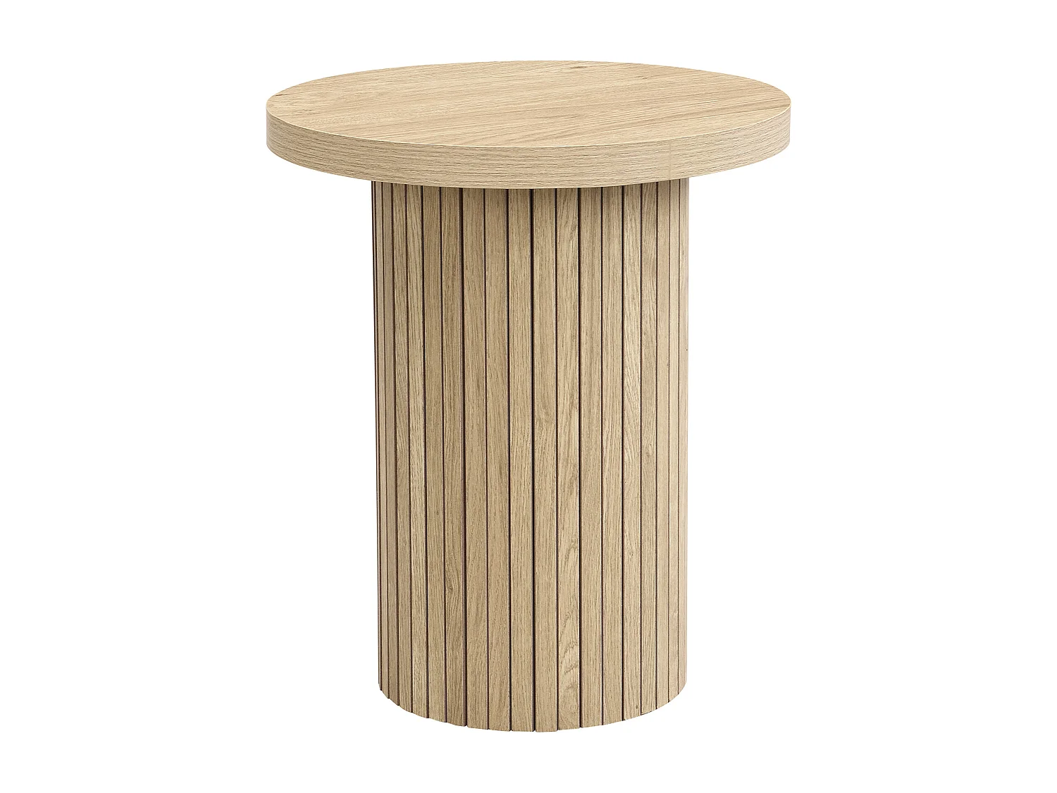 Lot de 2 tables basses 106x66x46 cm avec des tables grandes et petites Matériau MDF en Couleur naturelle pour salon