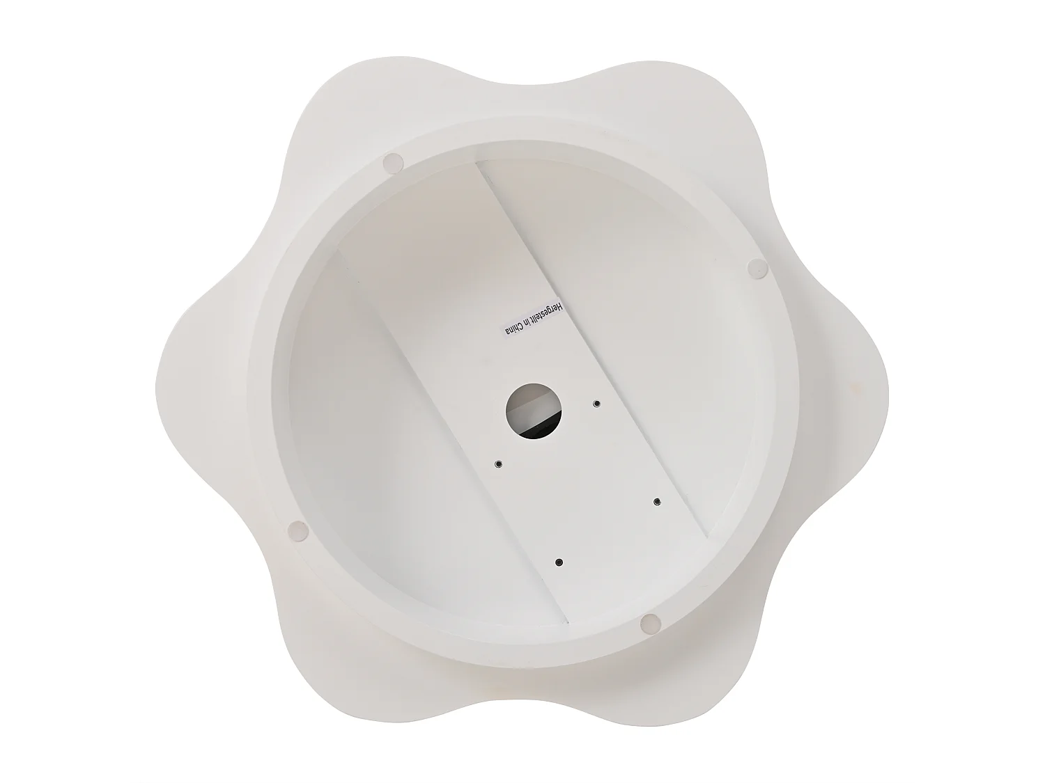 Table basse 74.8x67.5x31cm meuble de salon moderne, double rangement, MDF, blanc crème