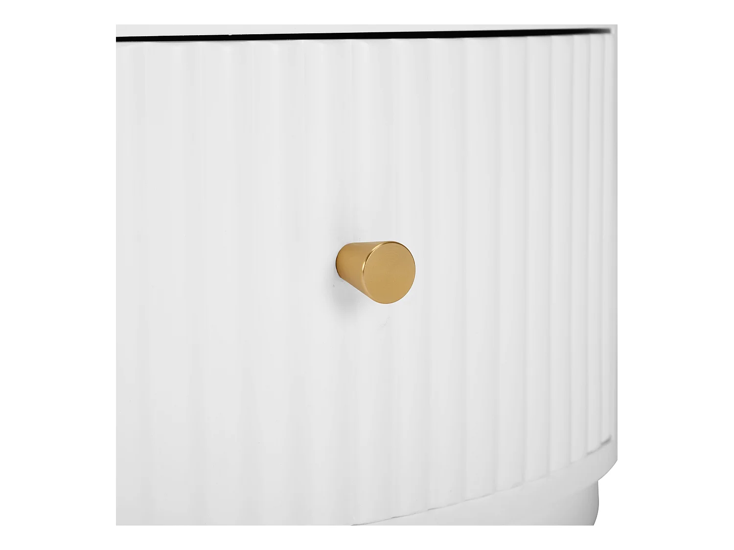 Salontafel 110x60x375 cm onregelmatige wolkvorm MDF blad met lade Wit voor woonkamer