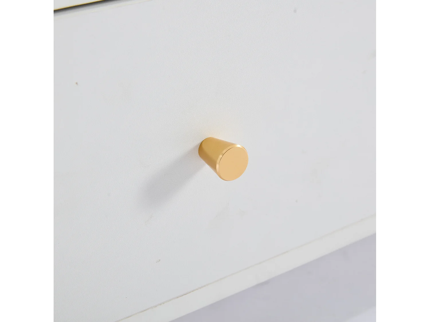 Salontafel 100x50x47.5cm in hoogte verstelbaar, 4 lades, MDF blad notenhout, woonkamer, Houtkleur