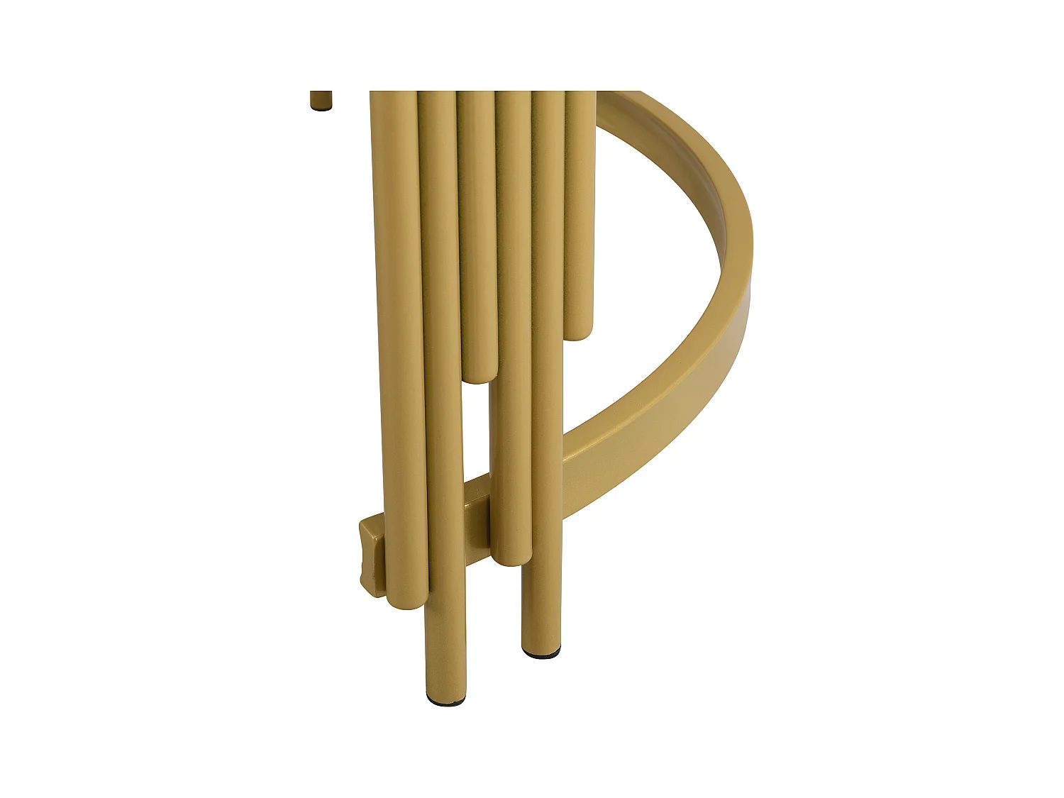 Set van 2 salontafels, 71,5x71,5x44 cm, met grote en kleine tafels, gemaakt van MDF en metaal in de kleur wit, voor woonkamer en kantoor