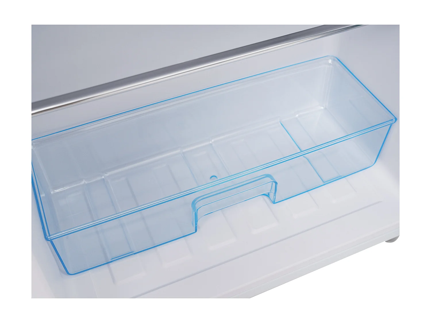 Réfrigérateur 46x45x91cm 2 Portes 72L Total 21L Congélateur LED Espace de rangement Matériel Iron et Jaune