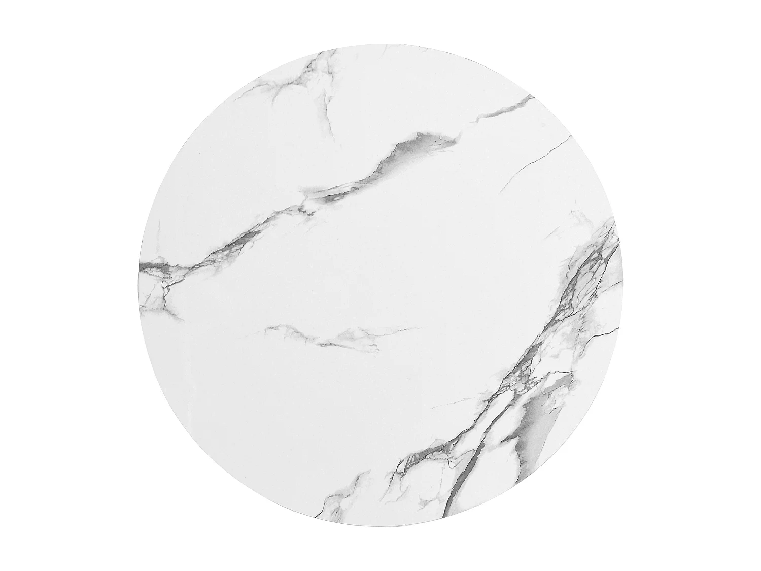 Lot de 2 tables basses rondes 60x60x45.5 cm et 50x50x32 cm, gigognes, 2 tiroirs, MDF, blanc