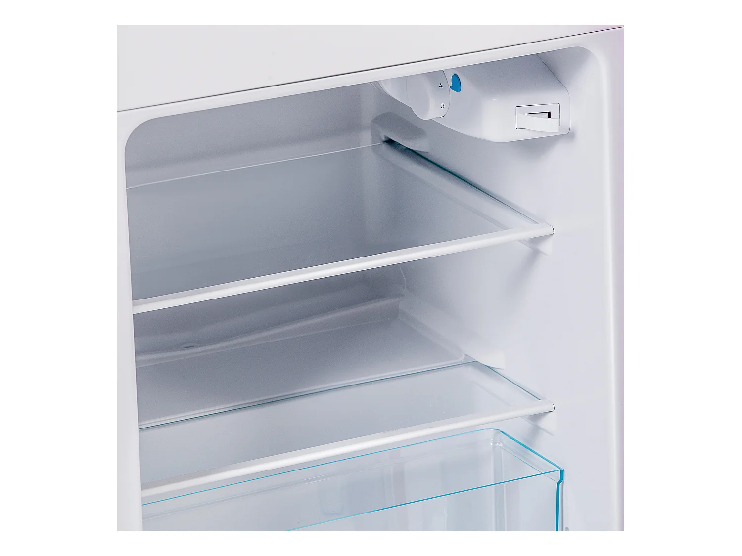 Réfrigérateur 45.5x42x88.8cm 2 Portes 60L Total 22L Congélateur LED Espace de rangement Matériel Iron et Rouge