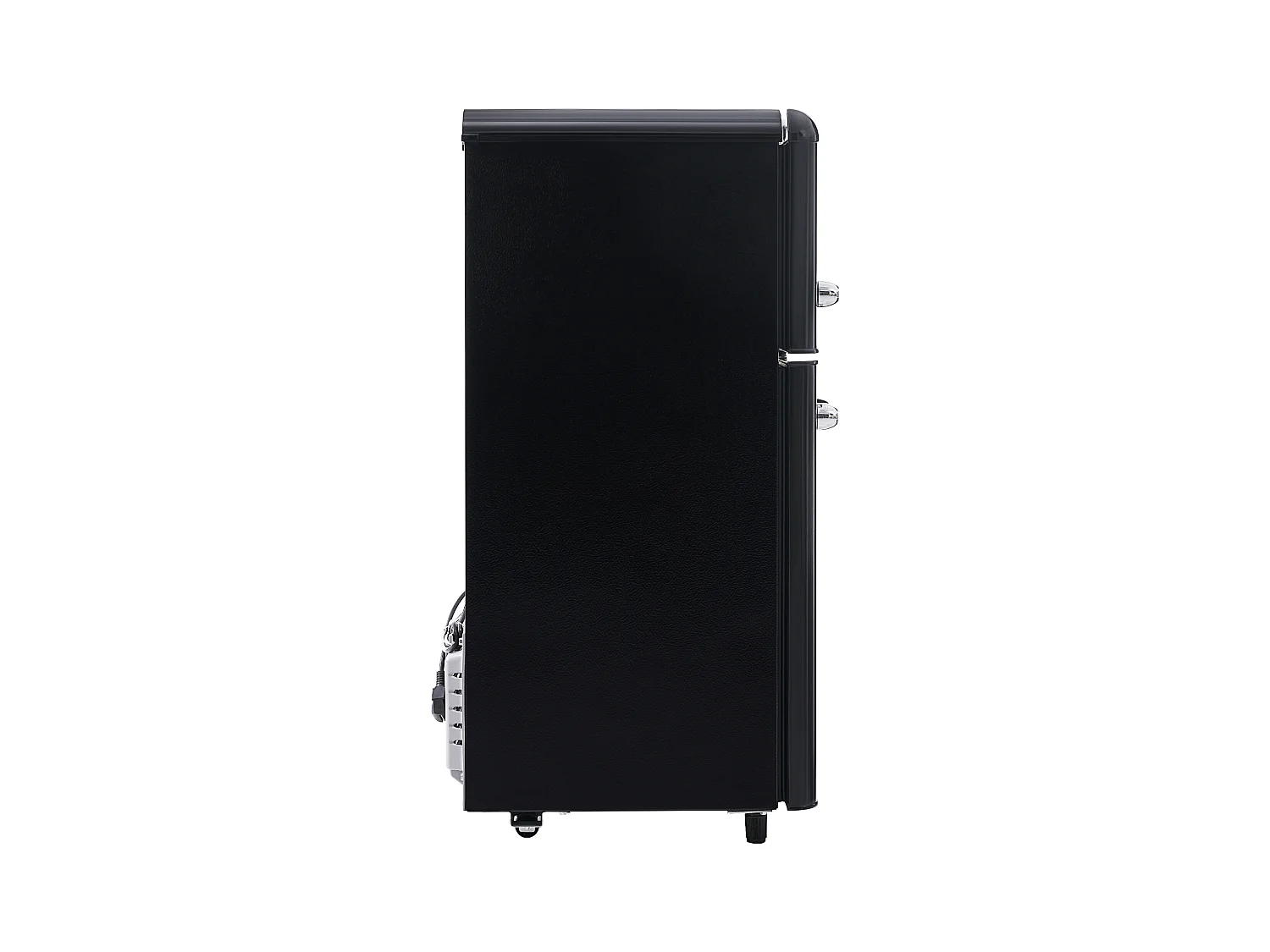 Réfrigérateur 46x45x91cm 2 Portes 72L Total 21L Congélateur LED Espace de rangement Matériel Iron et Noir