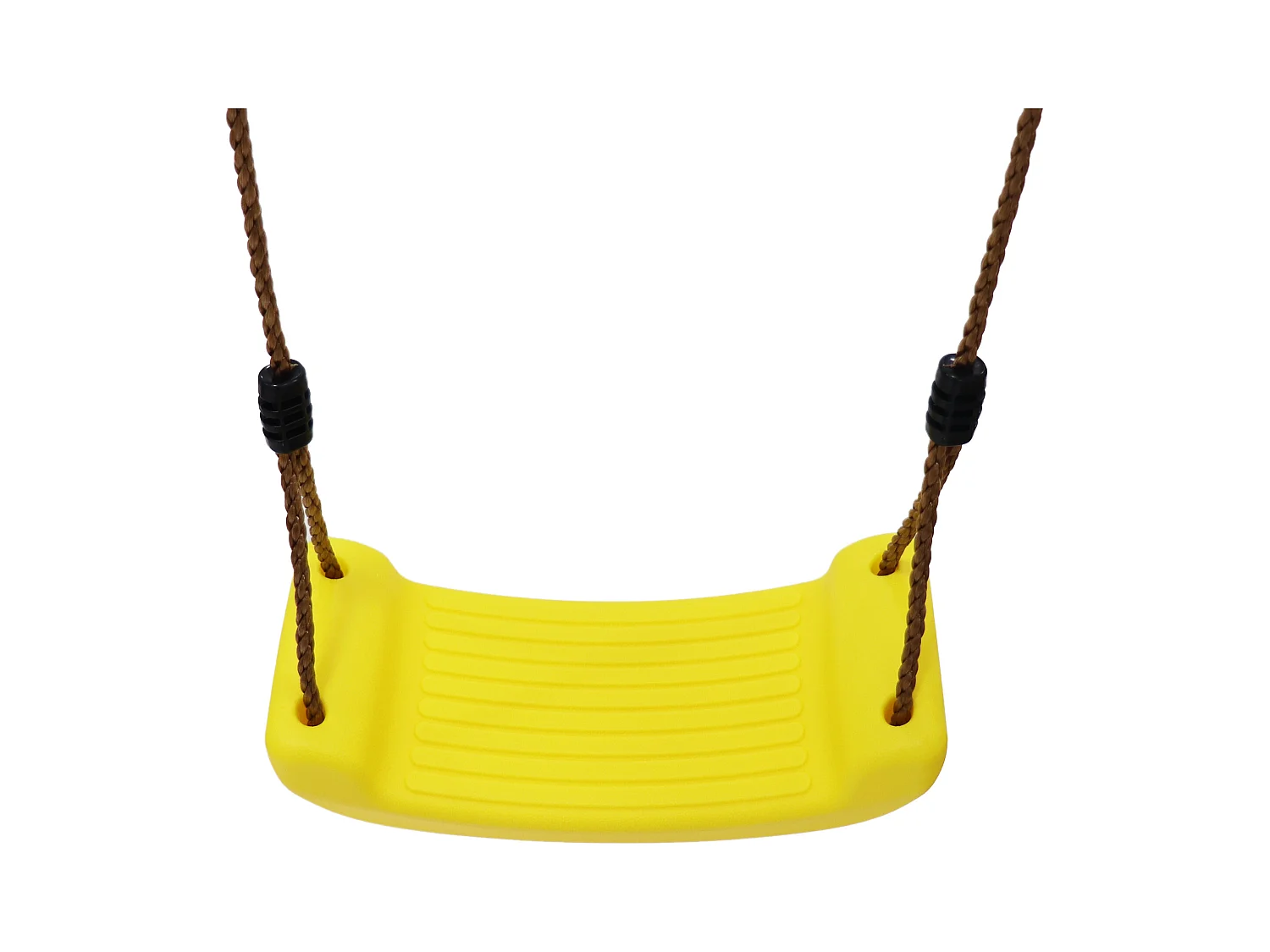 Balançoire 240x238.5x168.8cm Échelle Balançoire en Bois 2 Sièges de Balançoire 1 Toboggan Matériel Bois Couleur Naturelle