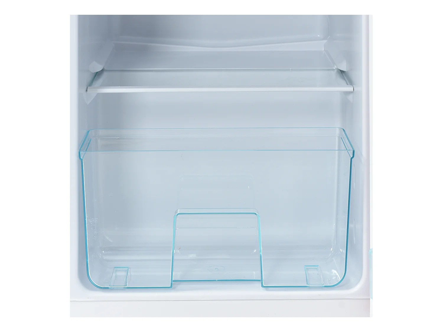 Réfrigérateur 45.5x41x101cm 2 Portes 92L Total 28L Congélateur Porte Rayon Verre 3 Étagères Matériel Plastique et Rouge