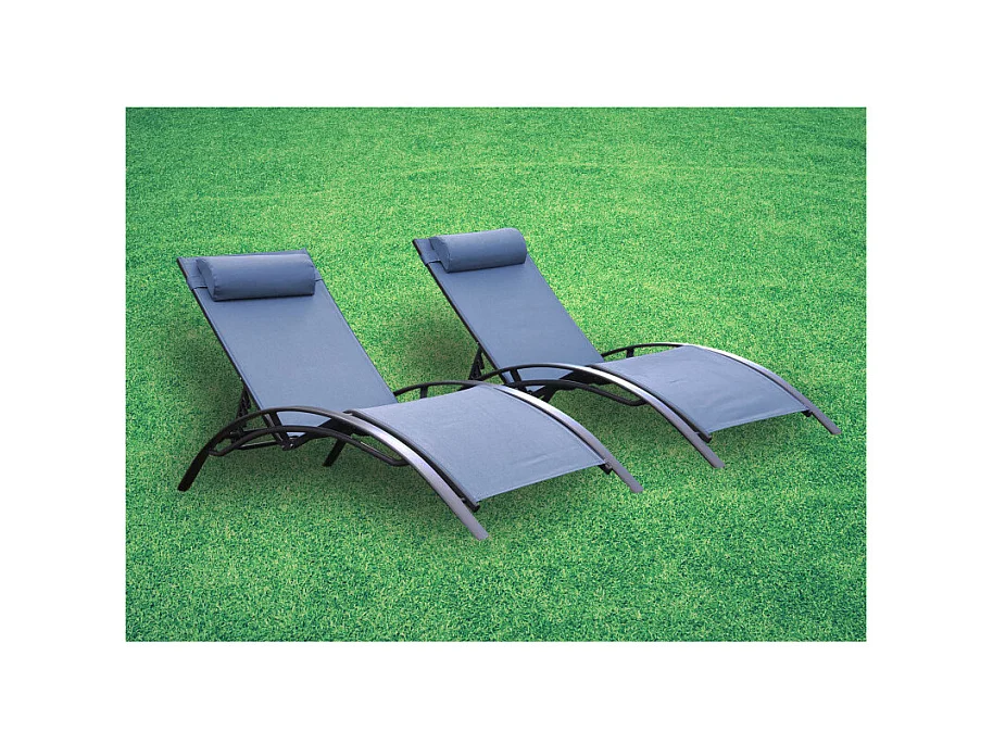 Keter Bains de soleil monaco bleu lavande (lot de 2) - 35-700949