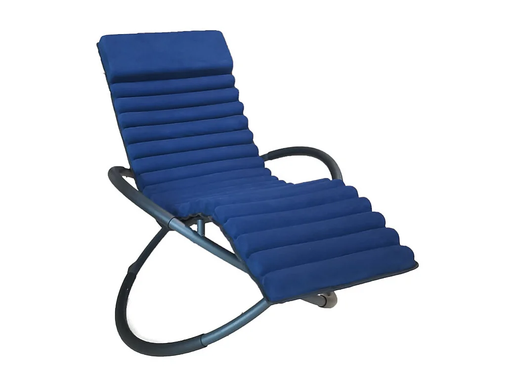 Lettino prendisole SWING LUXE MONACO - Blu