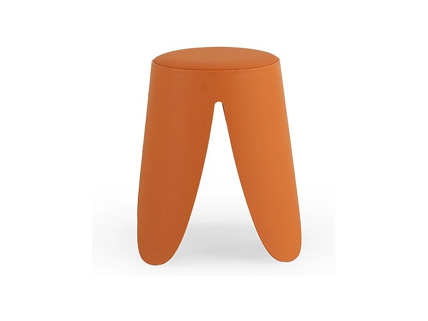 Pacote com 4 bancos de polipropileno com assento estofado em imitação de pele