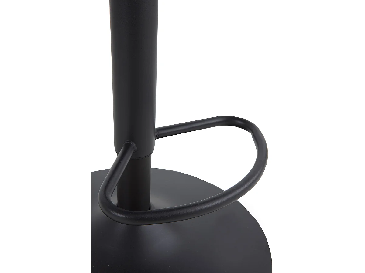 Pacote com 2  banquetas, estofadas em chenille marrom