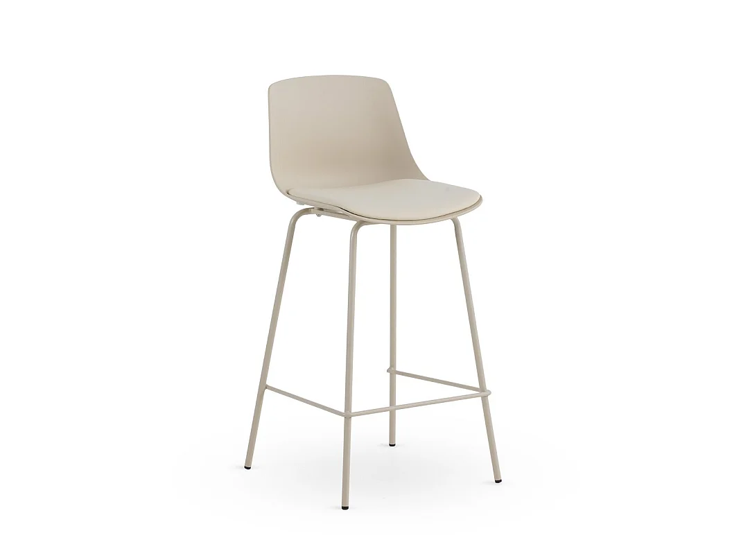 Lot de 2 tabourets en polypropylène