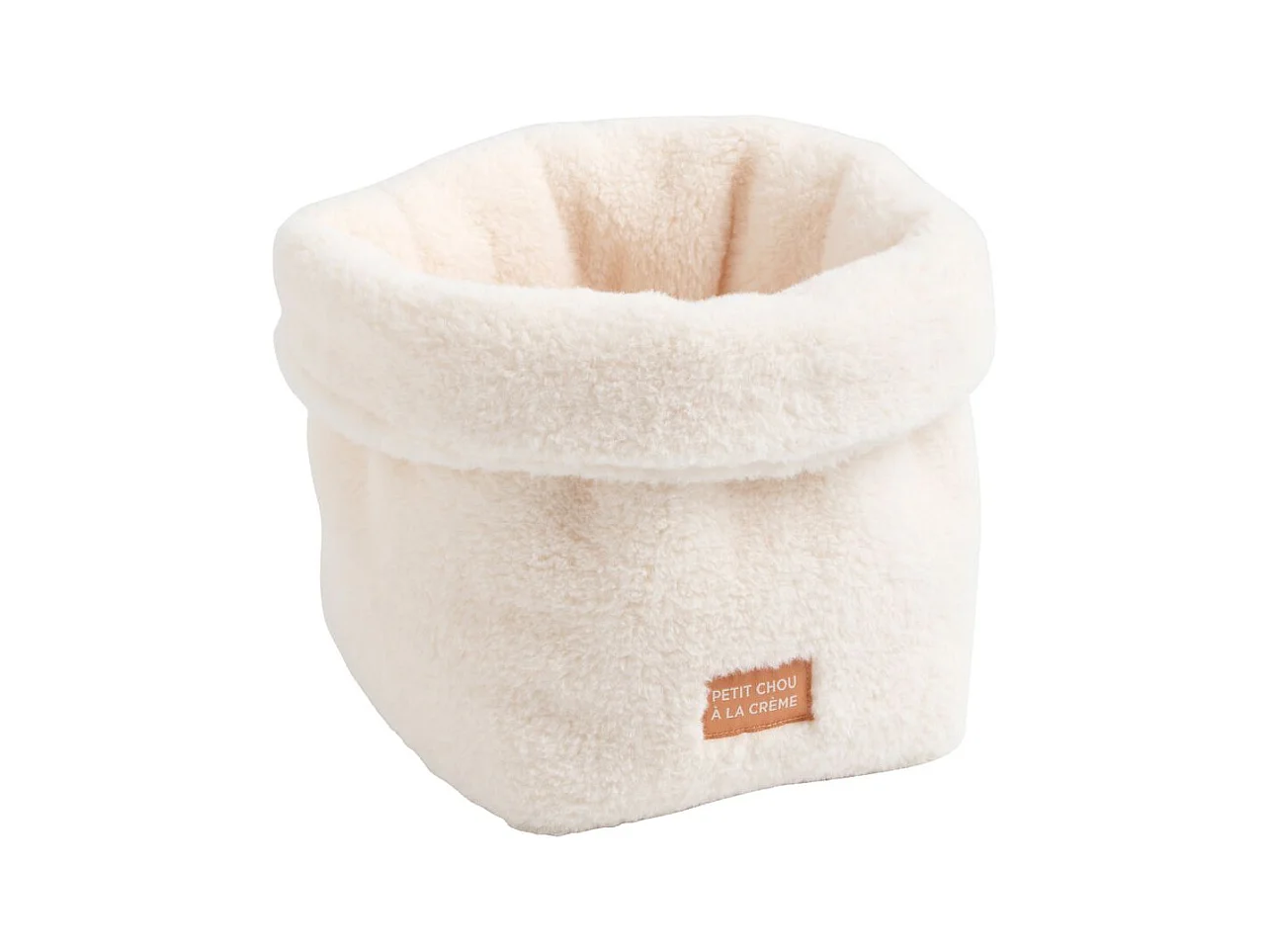 Panière de rangement en sherpa PETIT CHOU - Sauthon