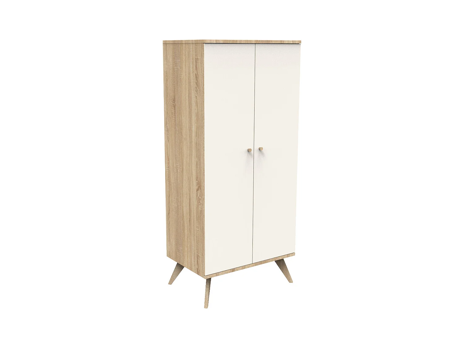 Chambre bébé complète Camille, Lit 120x60 et Commode à langer - décor vanille CAMILLE - Sauthon