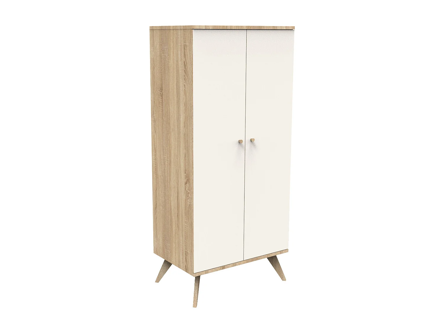 Chambre bébé complète Camille, Lit 120x60 et Commode à langer - décor vanille CAMILLE - Sauthon