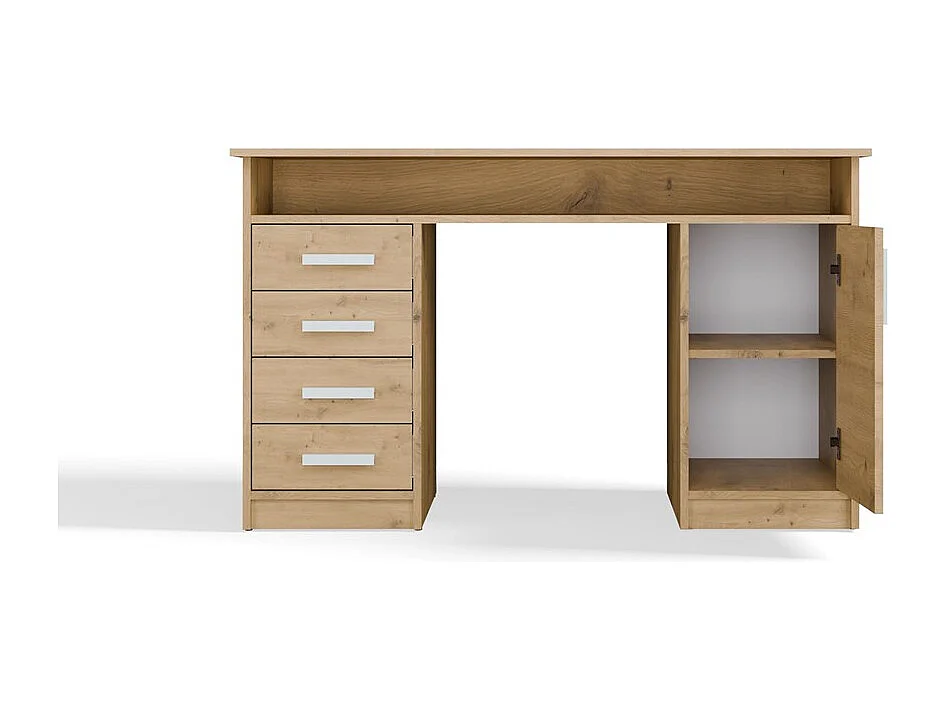 Bureau, chêne Artisan, 125 x 75 x 55 cm