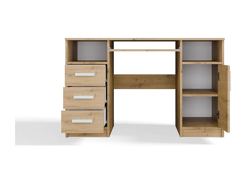 Bureau, chêne Artisan, 120 x 75 x 60 cm