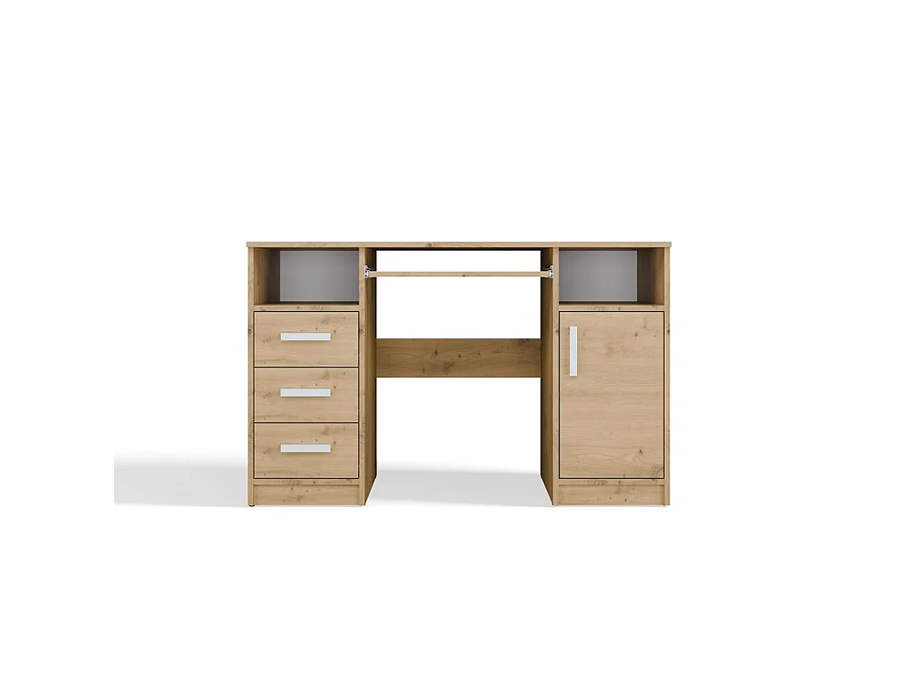 Bureau, chêne Artisan, 120 x 75 x 60 cm
