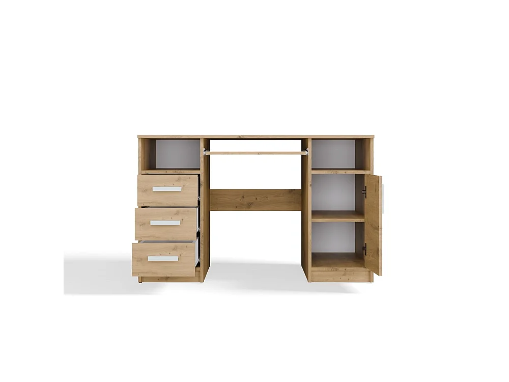 Bureau, chêne Artisan, 120 x 75 x 60 cm