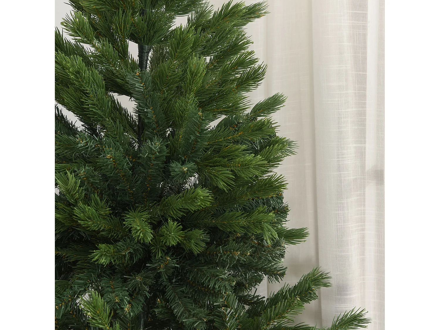 Albero artificiale gigante con rami e base rimovibile in pvc verde