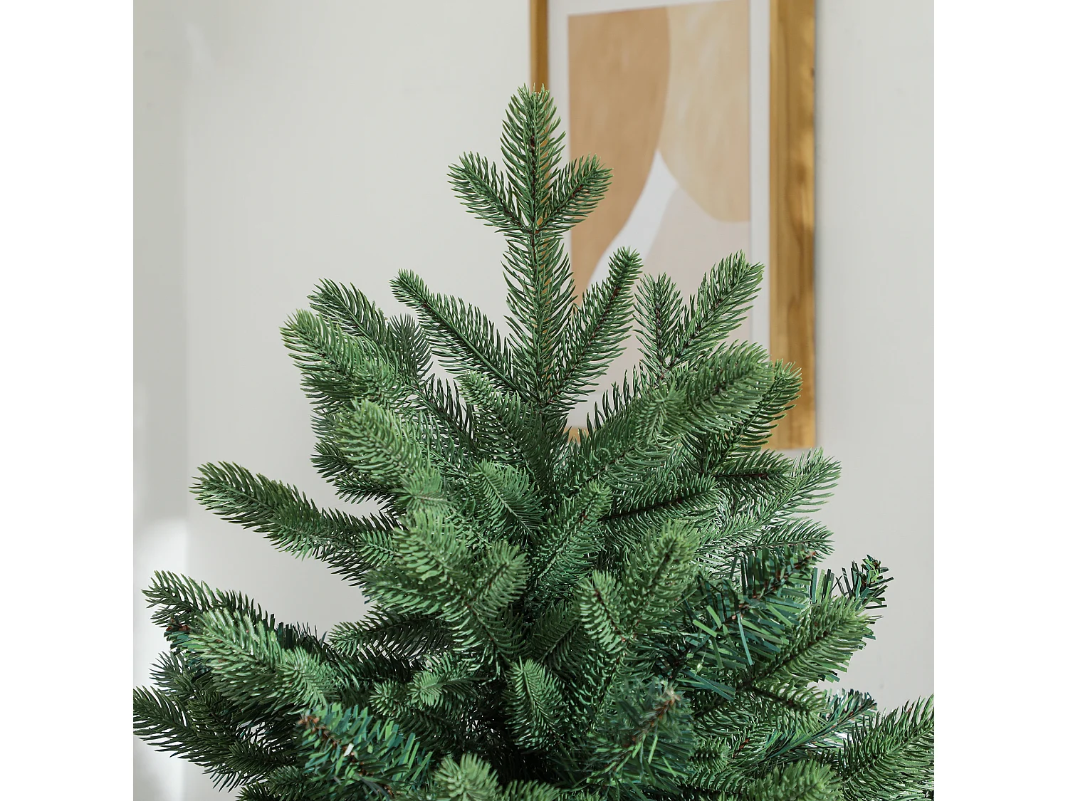 Albero di natale artificiale 150cm con 994 rami e base in resina