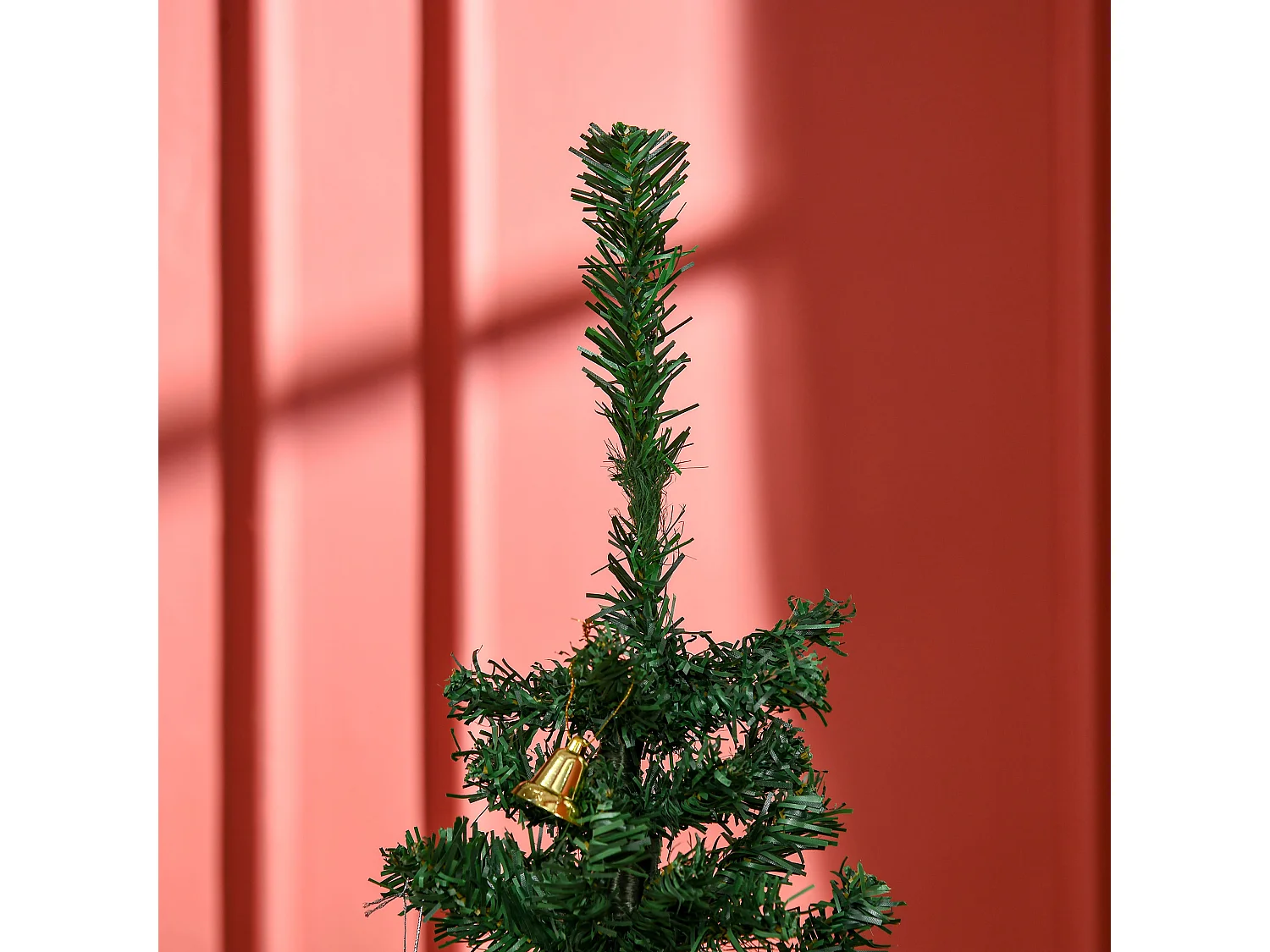 Albero di natale 150cm con 420 rami in pvc ignifughi verde