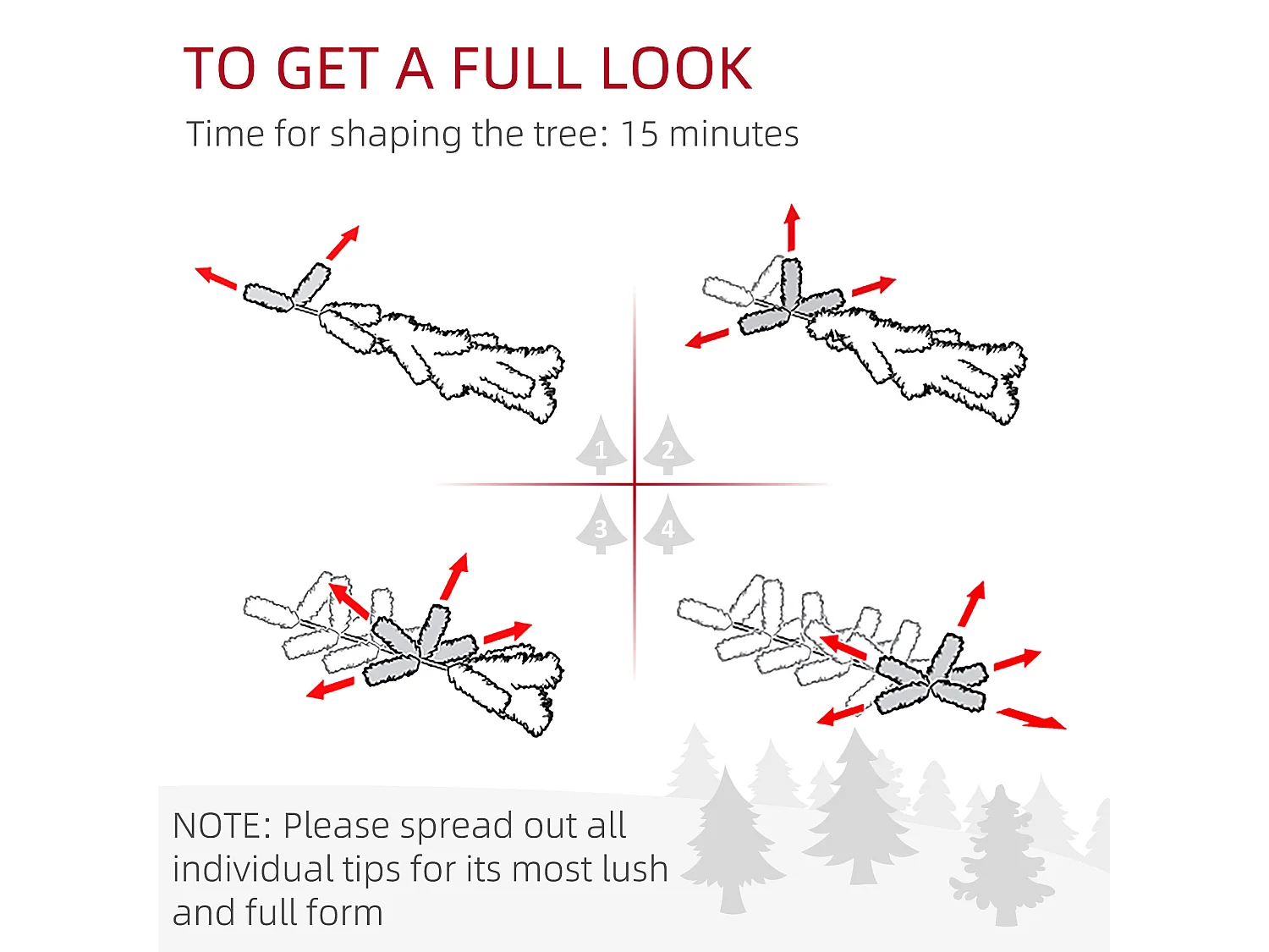 Albero di natale 180 cm innevato con 329 rami e luci led verde