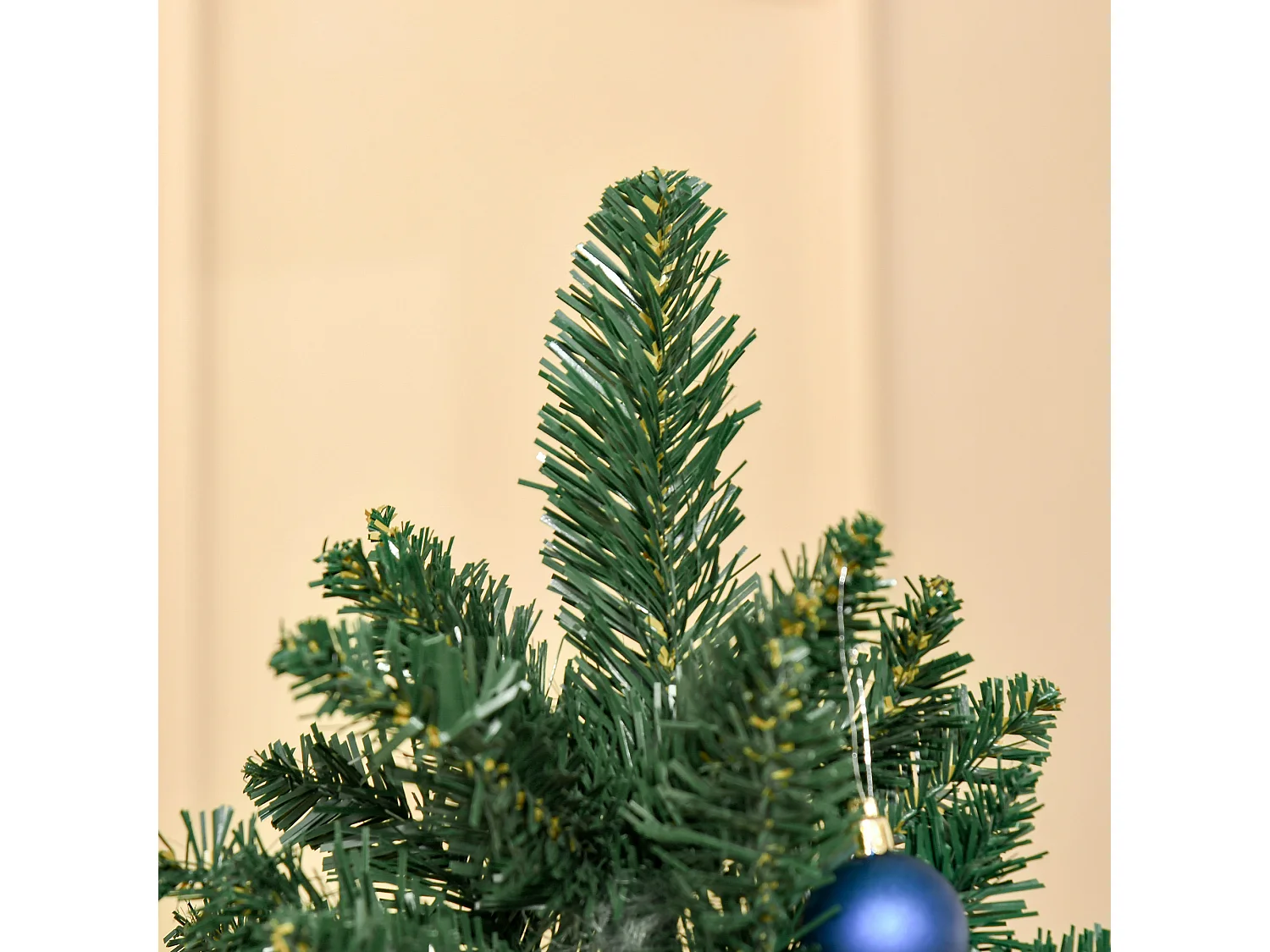 Albero di natale artificiale in pvc con base 724 rami φ90x180cm