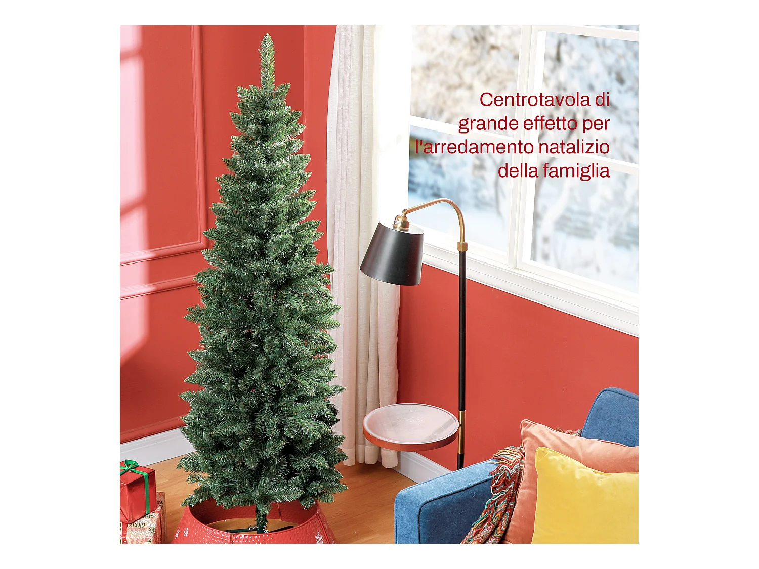 Albero di natale artificiale 182.88 cm con 479 rami