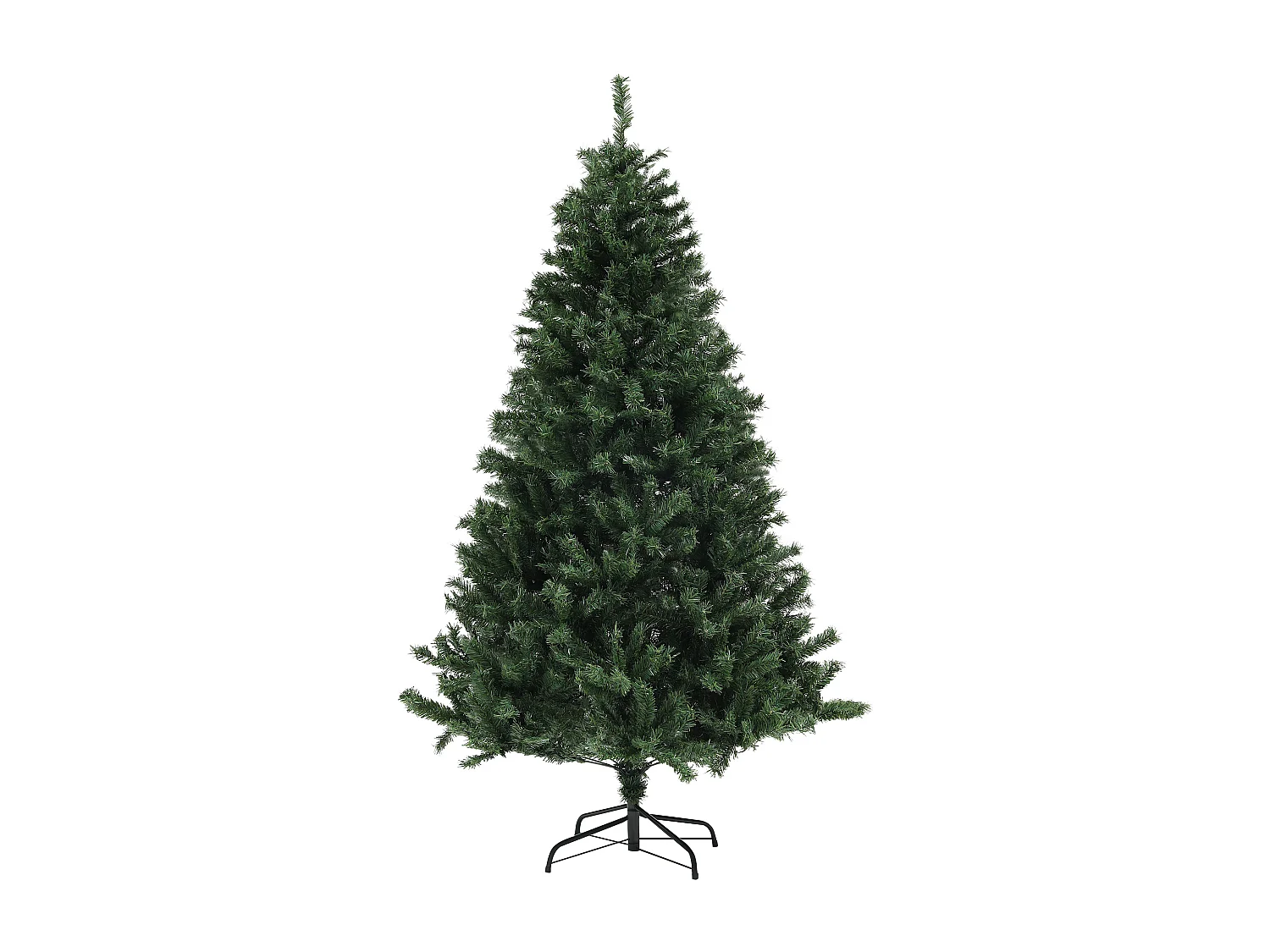 Albero di natale artificiale da 180 cm con 1000 rami verde