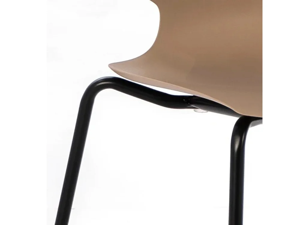 Elite, Set di 4 Sedia in polipropilene (50cm X 51cm H. 77cm)| Duzzle