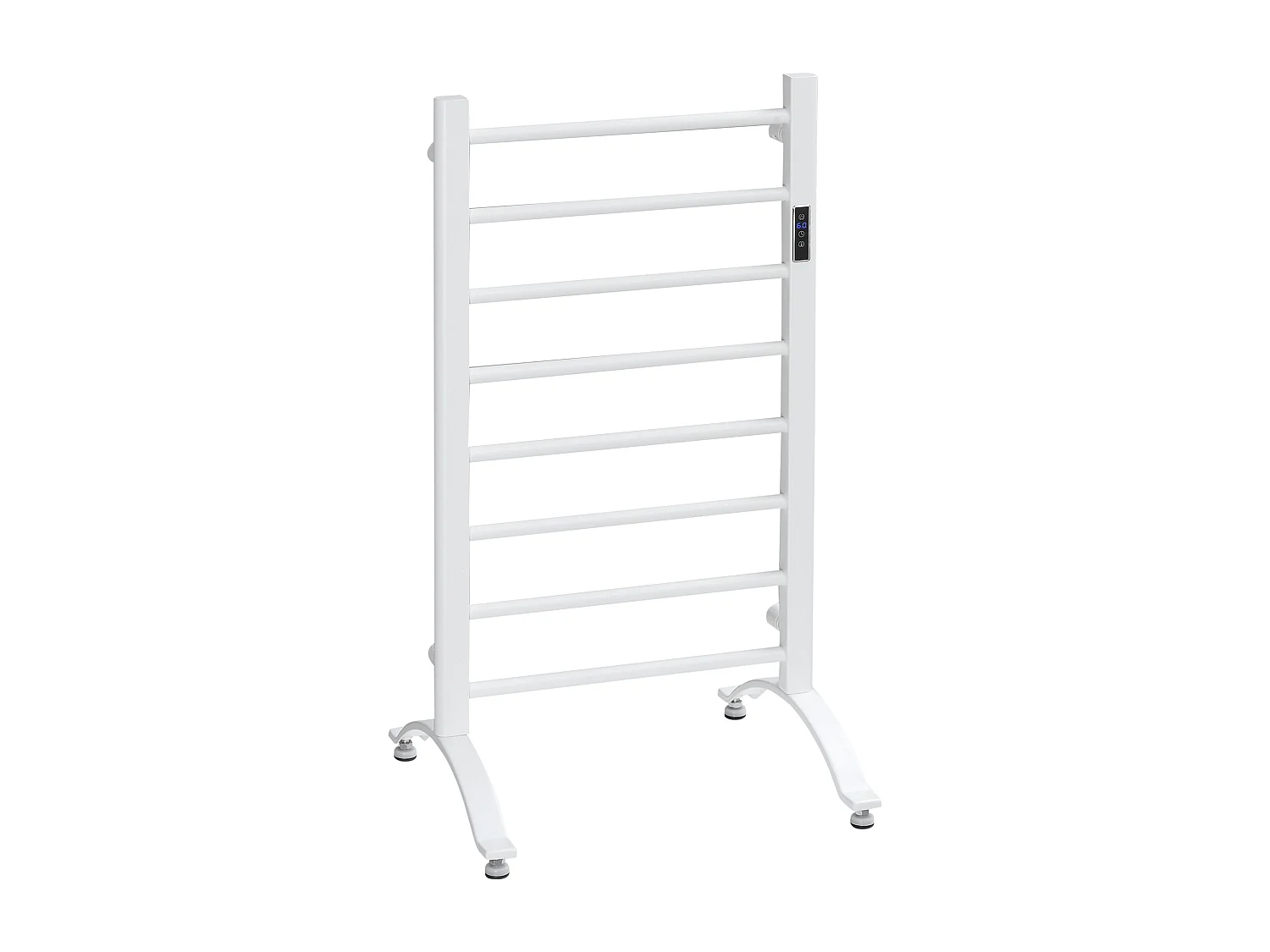 Scaldasalviette elettrico 8 barre timer e controllo temperatura