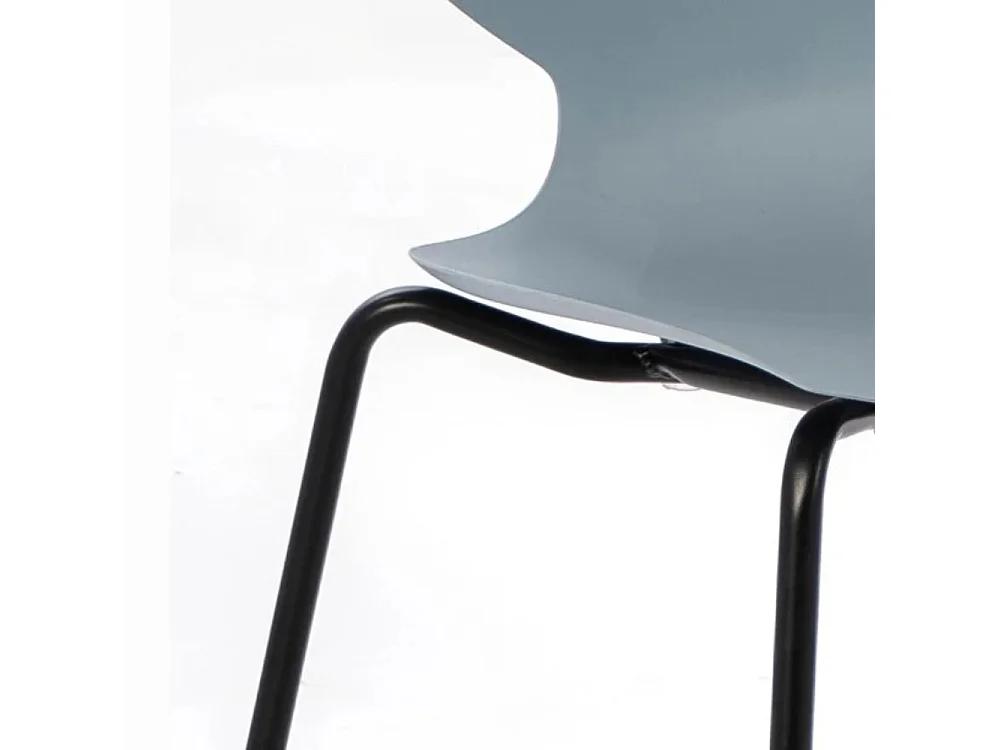 Elite, Set di 4 Sedia in polipropilene (50cm X 51cm H. 77cm)| Duzzle