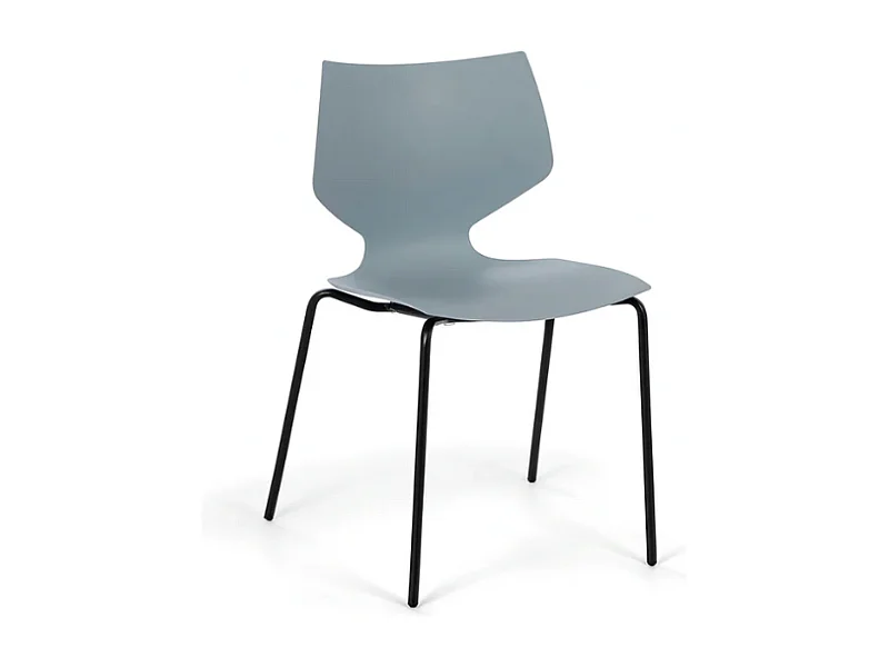 Elite, Set di 4 Sedia in polipropilene (50cm X 51cm H. 77cm)| Duzzle