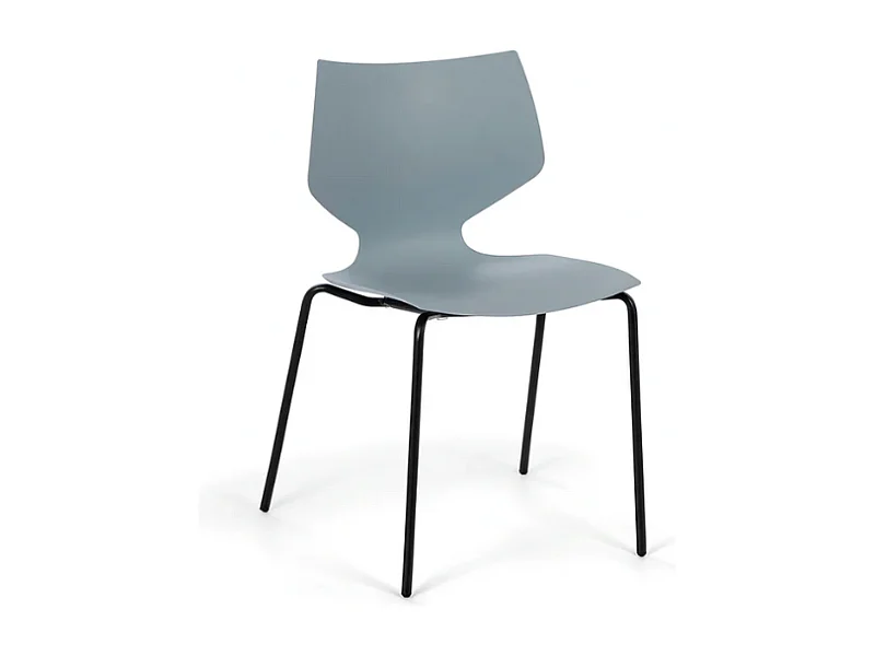 Elite, Set di 4 Sedia in polipropilene (50cm X 51cm H. 77cm)| Duzzle