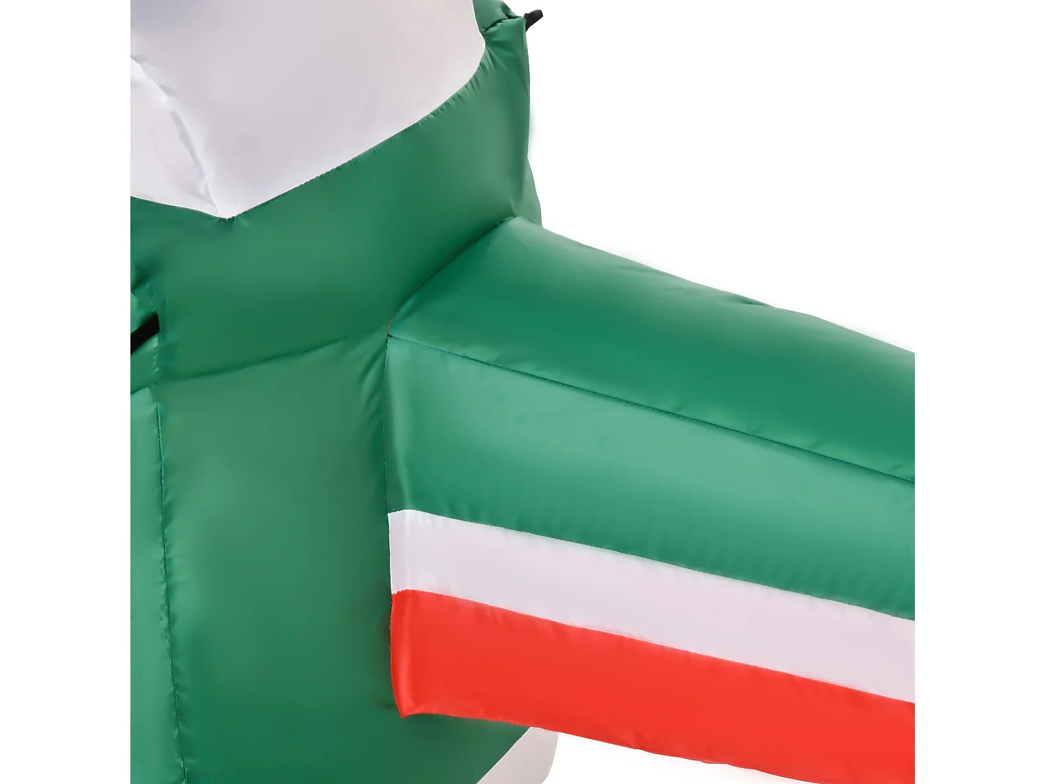 Babbo natale gonfiabile su elicottero con luci led e gonfiatore