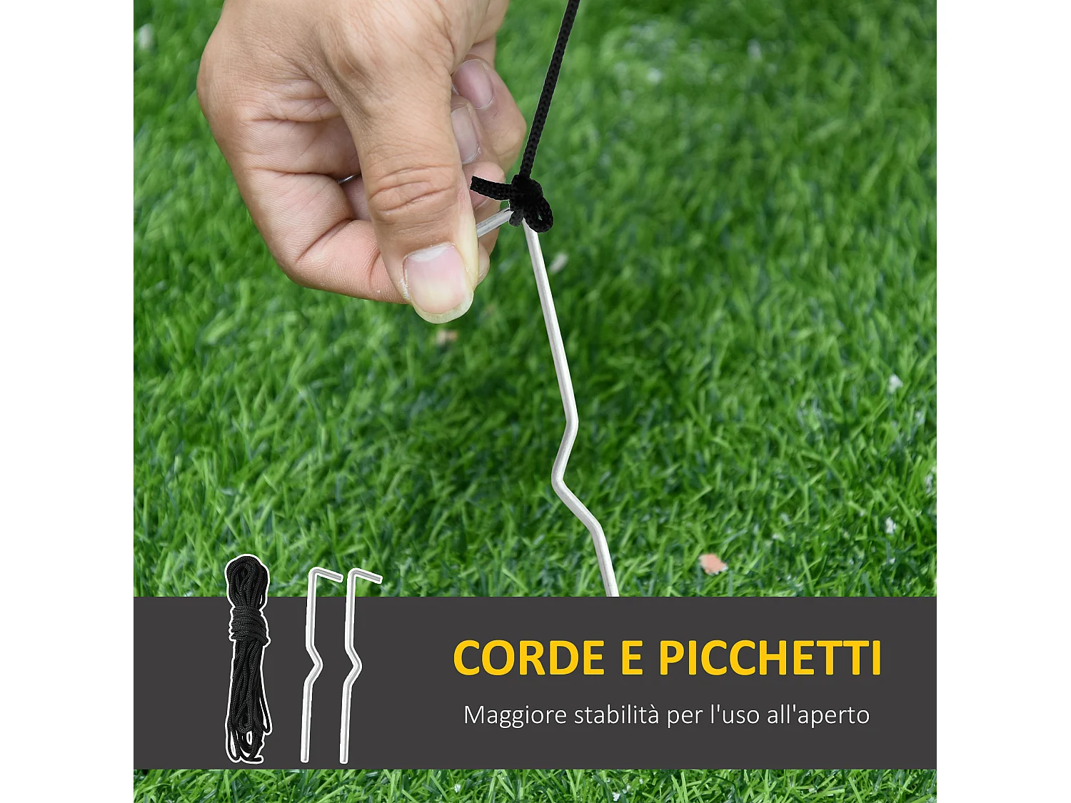 Babbo natale gigante gonfiabile impermeabile 70x50x120cm