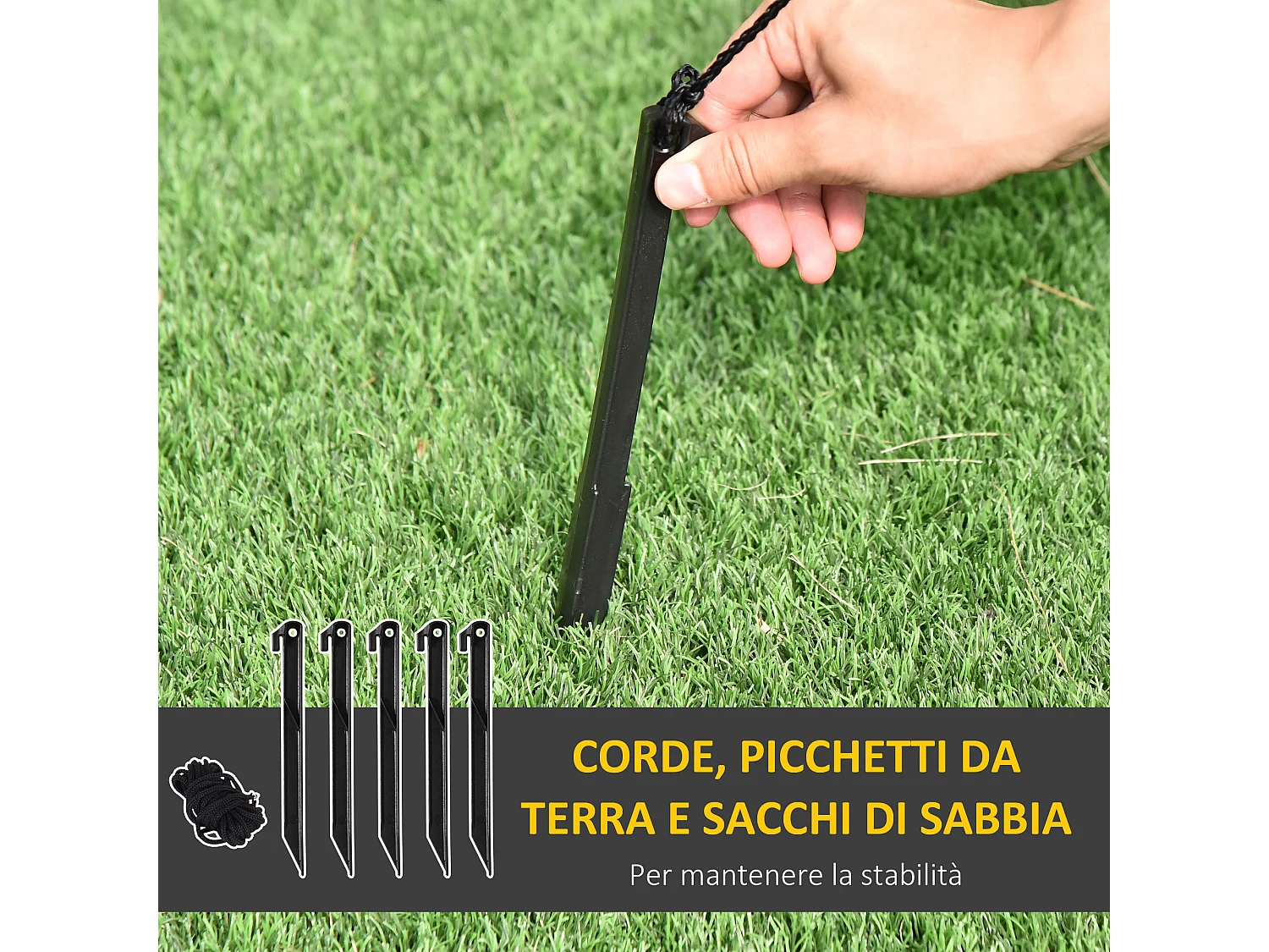 Babbo natale gonfiabile luminoso alto 240 cm con sacco regalo luci led