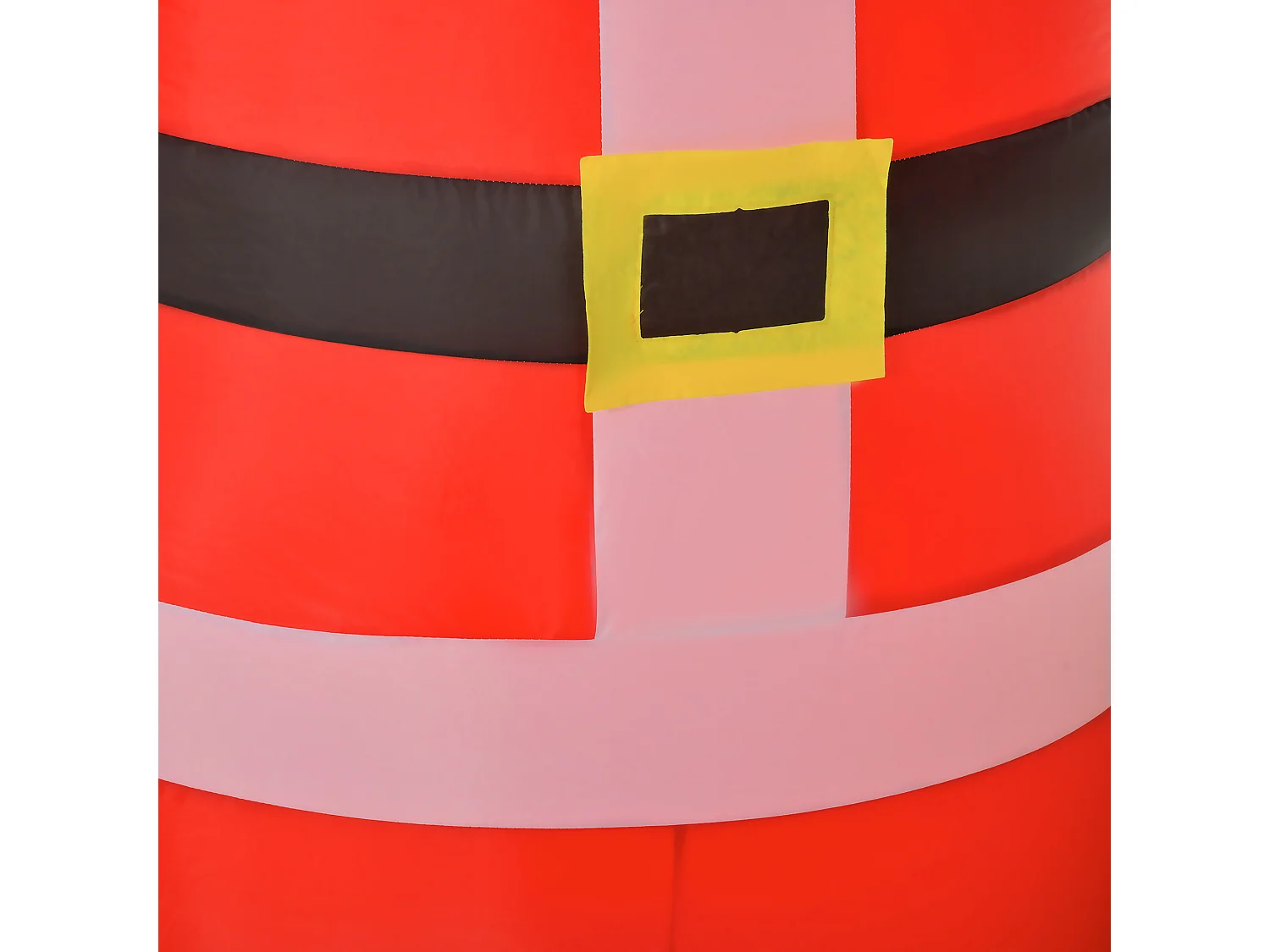 Babbo natale gonfiabile luminoso alto 240 cm con sacco regalo luci led